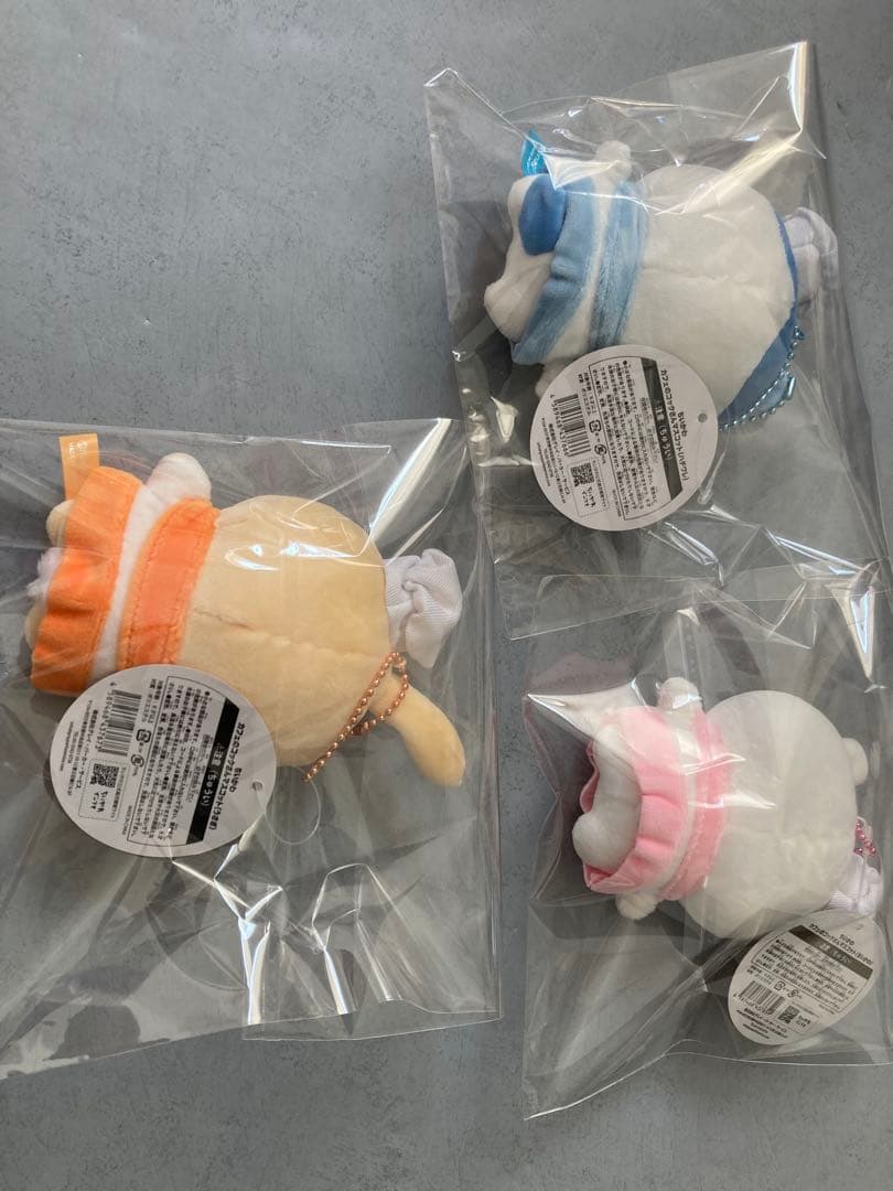 ハチワレ&ちいかわ&うさぎ　カフェコックさんマスコット