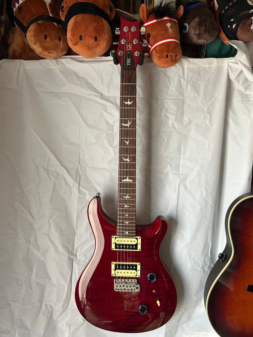 タ*読様 PRS SE Custom24 レッドエレキギター