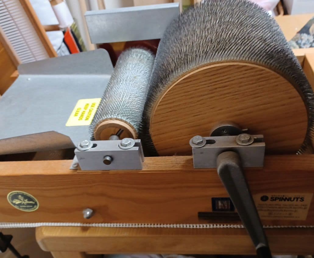 大型ドラムカード　ドラムカーダー