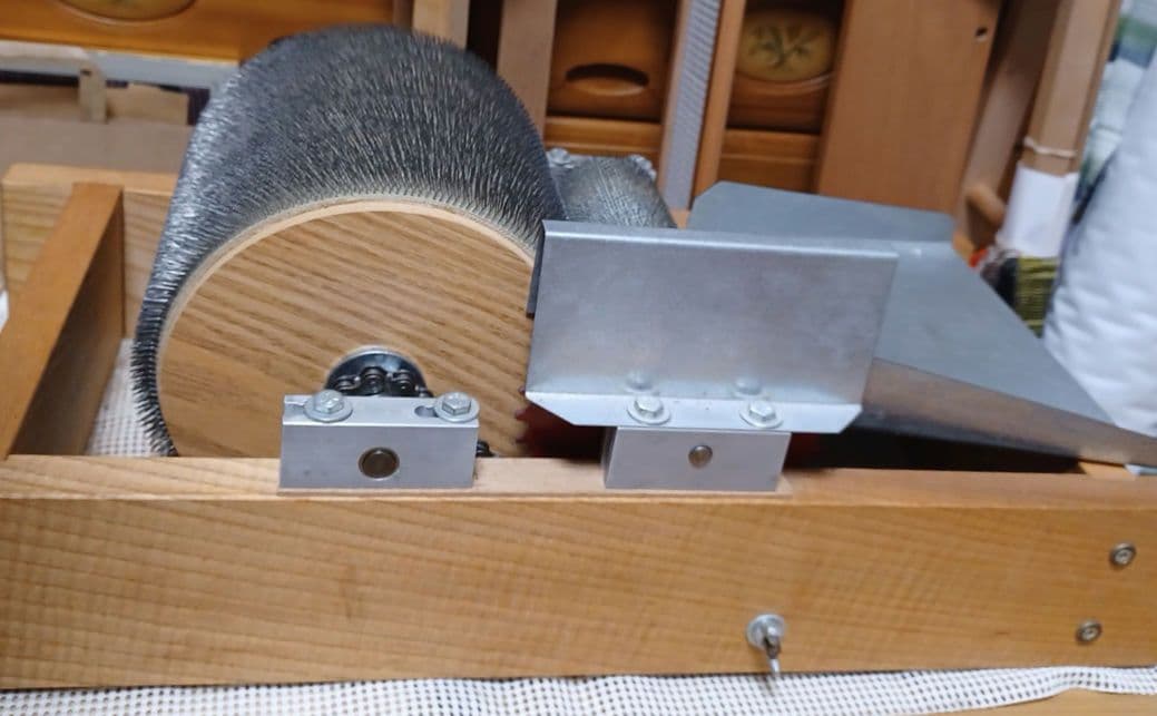 大型ドラムカード　ドラムカーダー