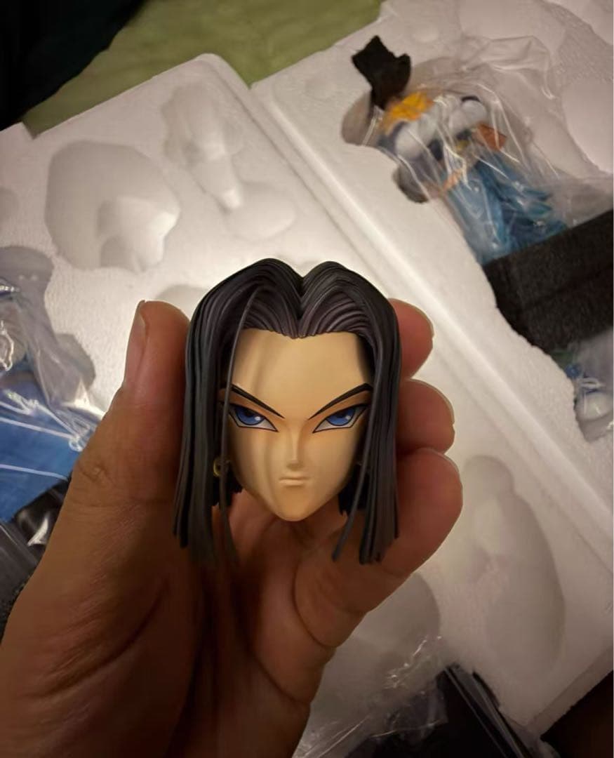 ドラゴンボール 人造人間18号17号 ガレキ ガレージキット スタチュー X④