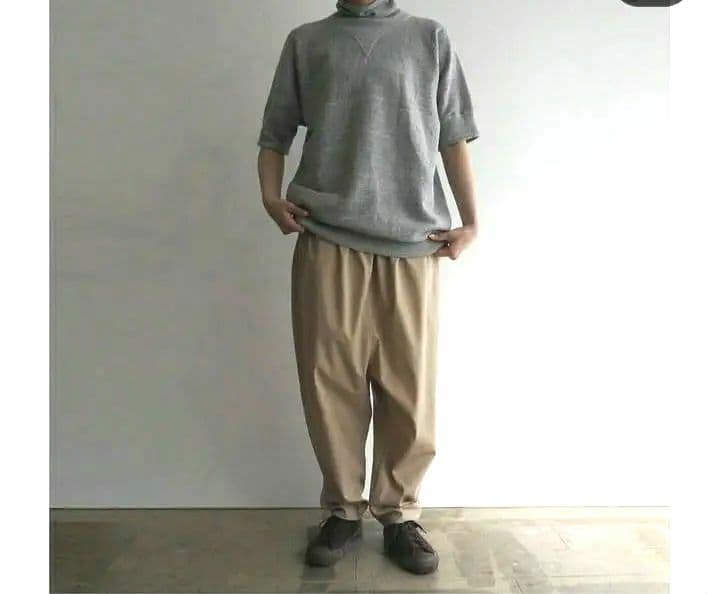【土日セール】TENNE HANDCRAFTED MODERNシャーリングパンツ
