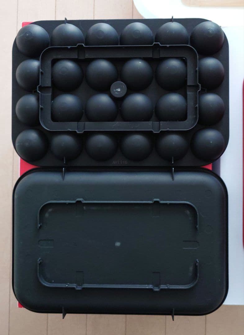 【美品】BRUNO ブルーノ コンパクトホットプレート レッド