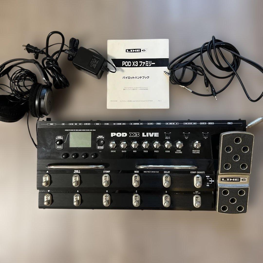 LINE6 POD X3 LIVE マルチエフェクター 通電確認のみ