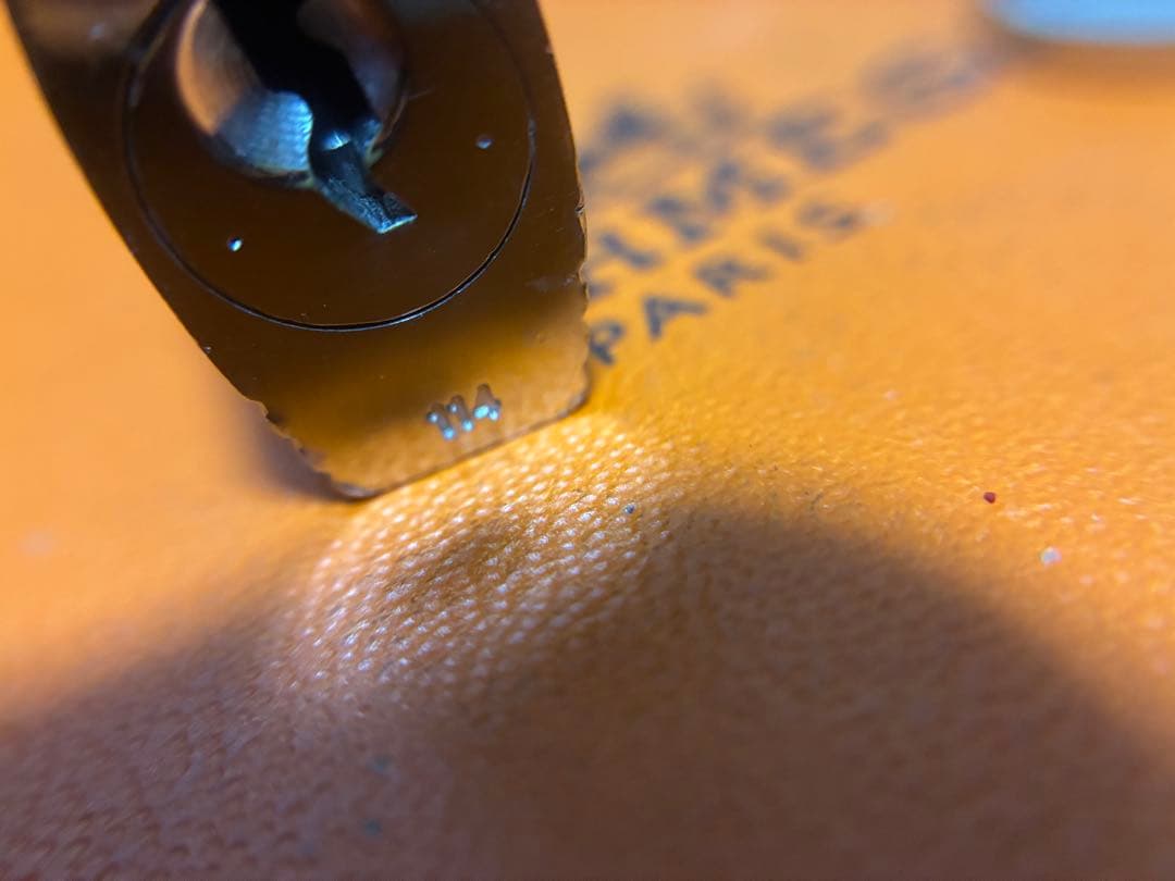 エルメス シルバー　カデナ　南京錠　パドロック　鍵　キー　NO114