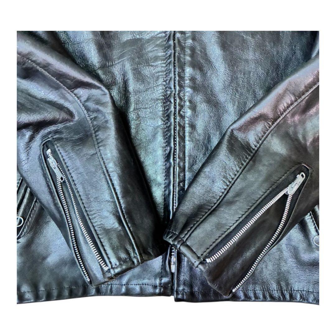 h*ん様 Schott ショット 641 シングルライダース ブラック 38