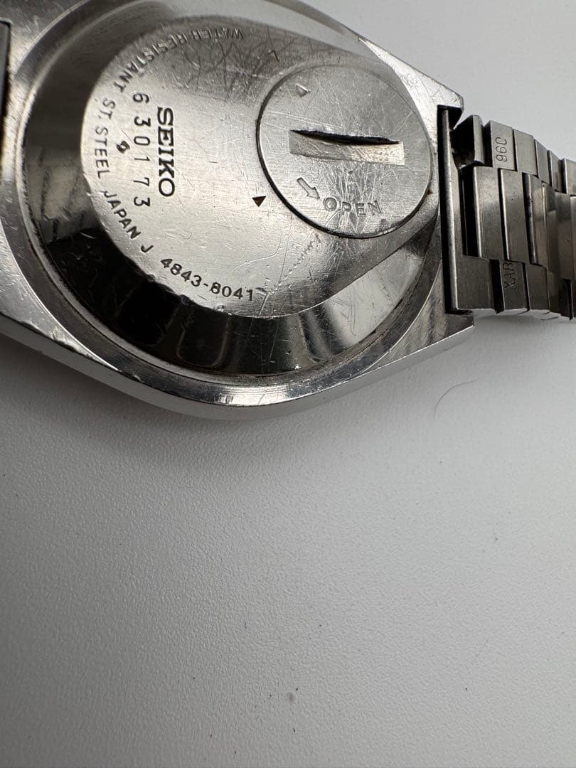 セイコー　SEIKO　グランドクオーツ　4843-8040　純正ブレス　GQ