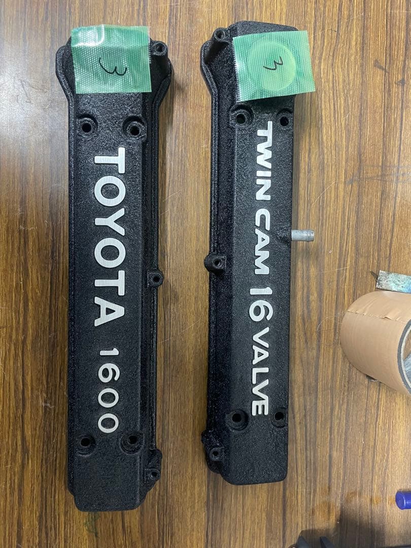 AE86 黒結晶塗装　ヘッドカバー　③