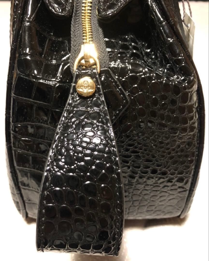 d*9様 Vivienne Westwood クロコダイル風　ハンドバッグ