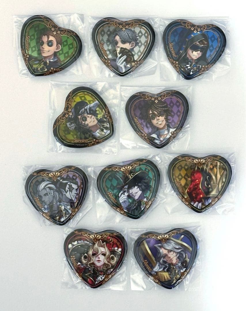 【ラスト1点】第五人格　バトラーズカフェ　ハート缶バッジ