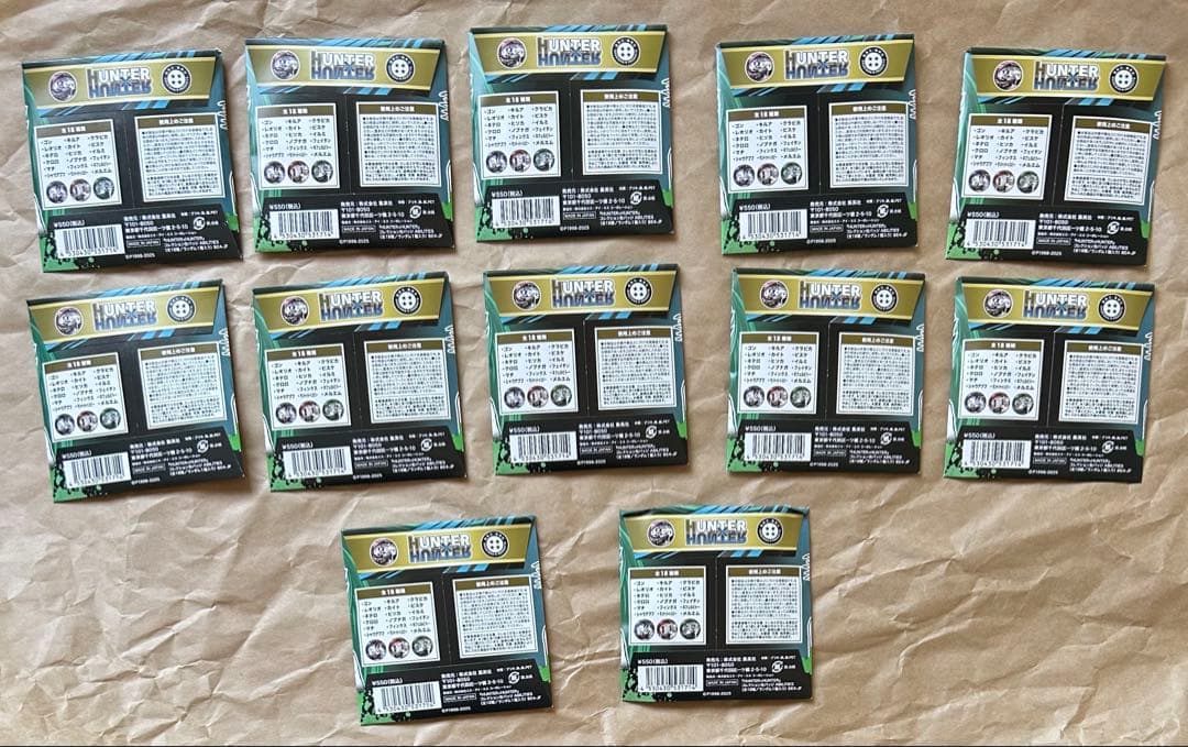 新品未開封　ジャンプフェスタ　ハンターハンター　コレクション缶バッジ　12点