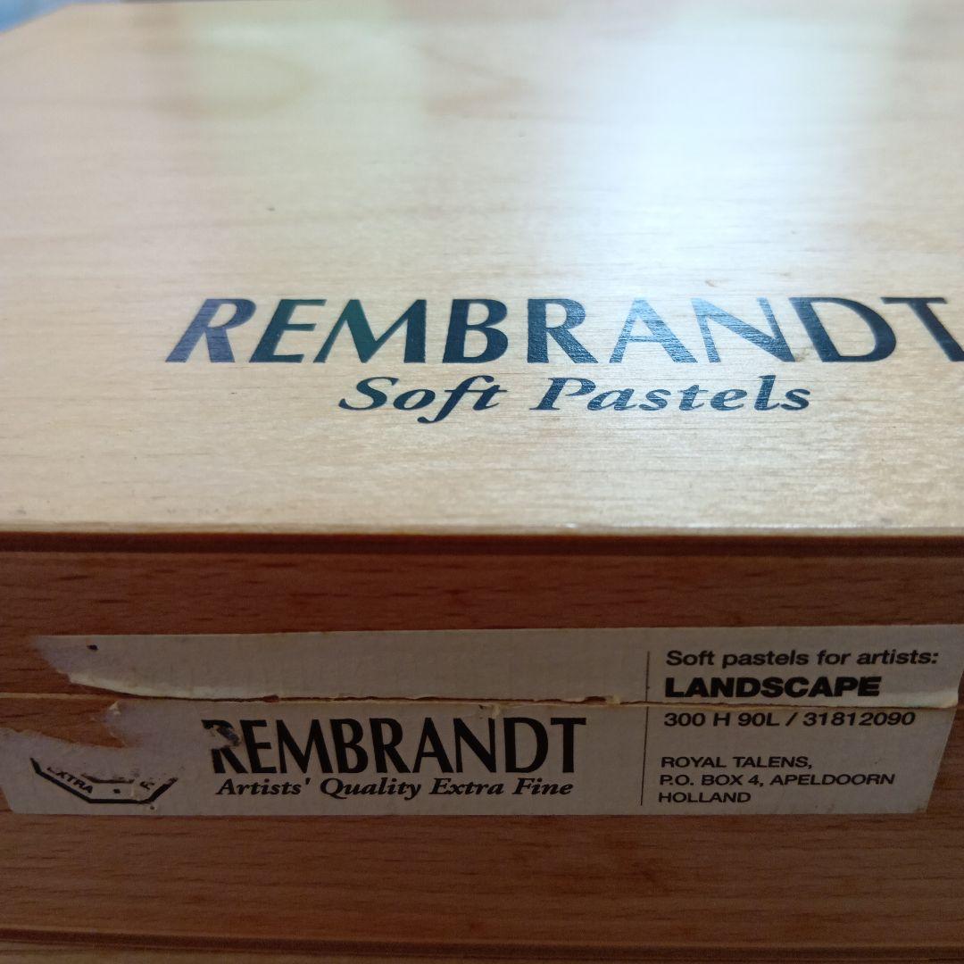 レンブラント　ソフトパステル　９０本　木箱　ロイヤルターレンス社