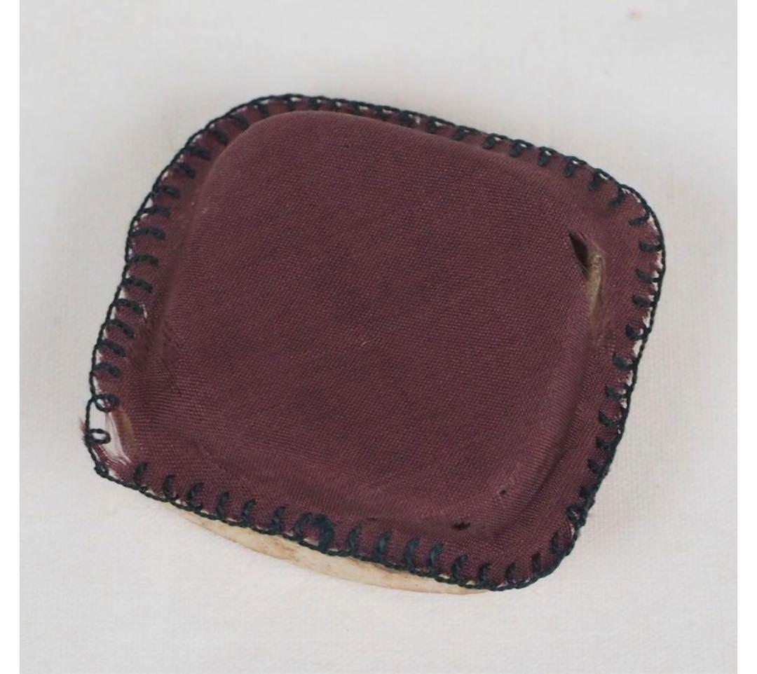 送料無料　コレクター所蔵品　江戸時代 織部香合/香盒　美濃焼 香道具華道具蓋物