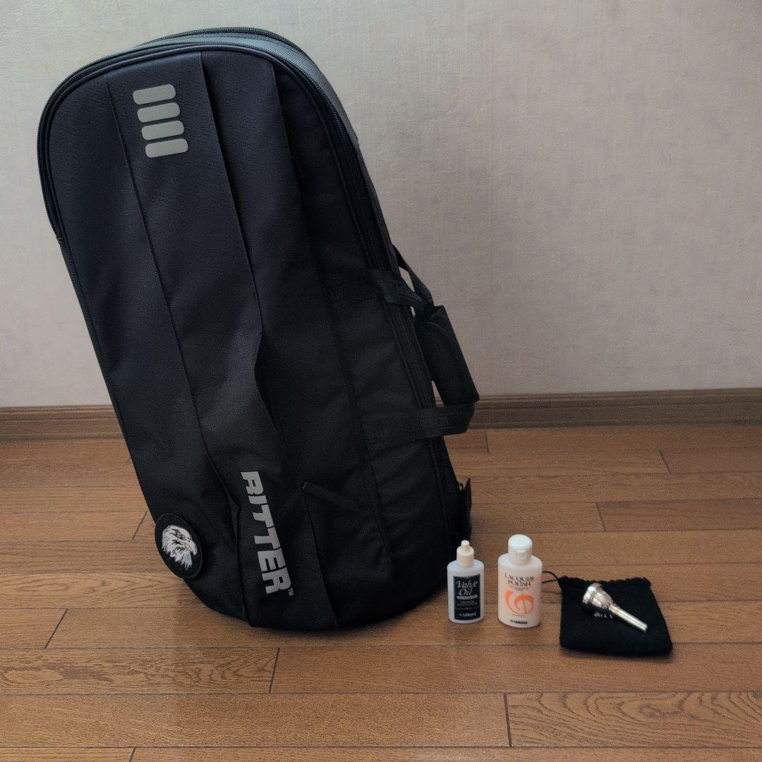 RITTER ユーフォニアムケース 黒 付属品あり