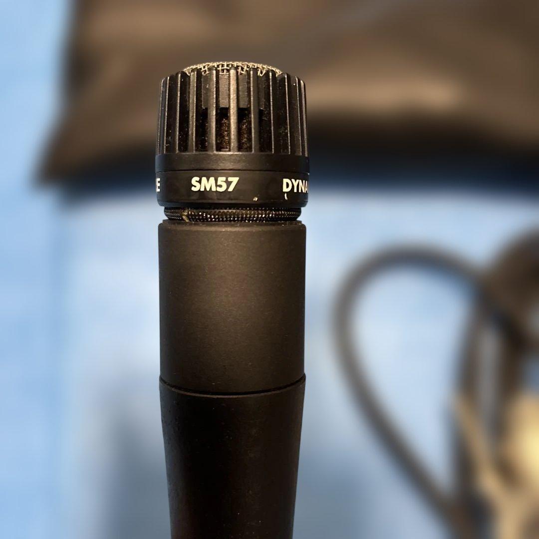 SHURE SM57 ダイナミックマイク ケーブル・ホルダー・ポーチ付