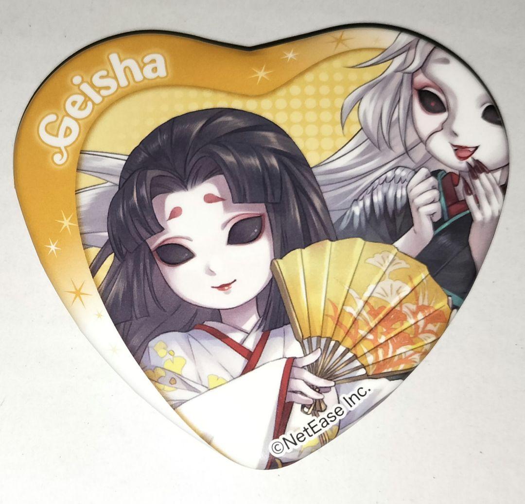 IdentityV 第五人格 芸者 ハート缶バッジ 荘園告白 スイパラ