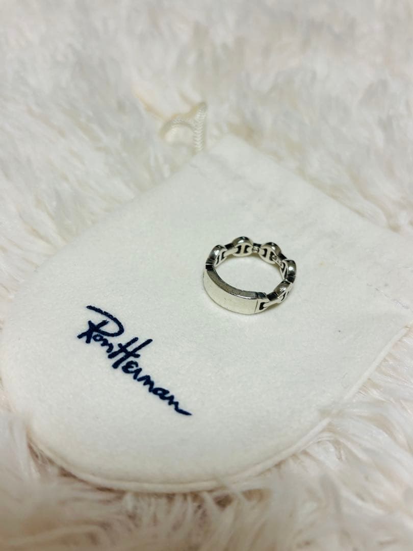 HOORSENBUHS DAME TRI-LINK MONOGRAM リング