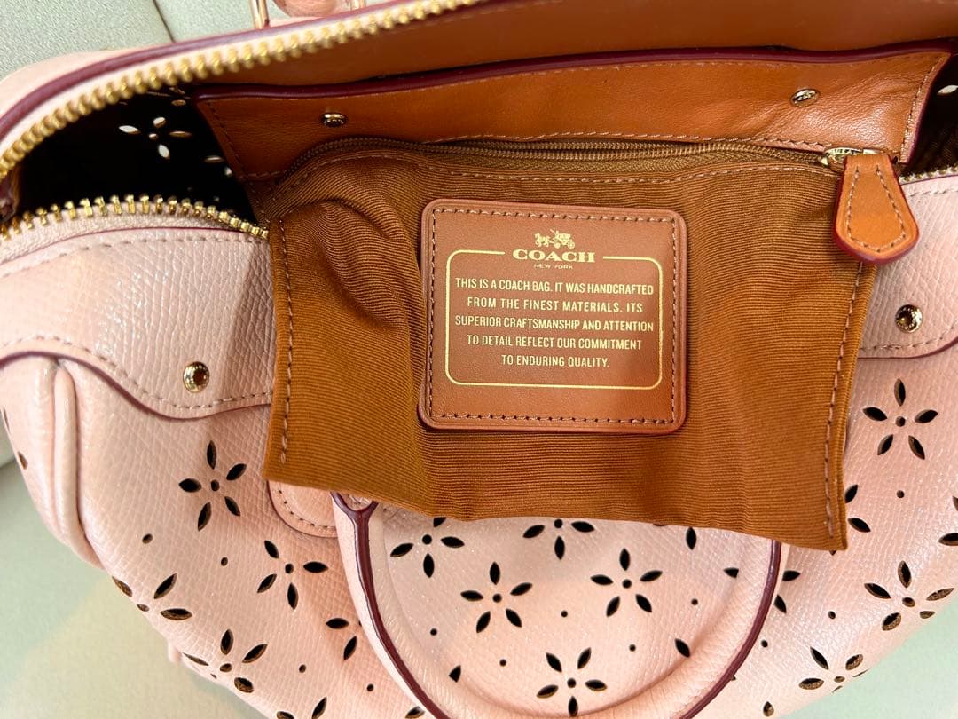 ★新年特別限定価格★約7万購入 コーチ保存袋レザー ミニ ベネット サッチェル