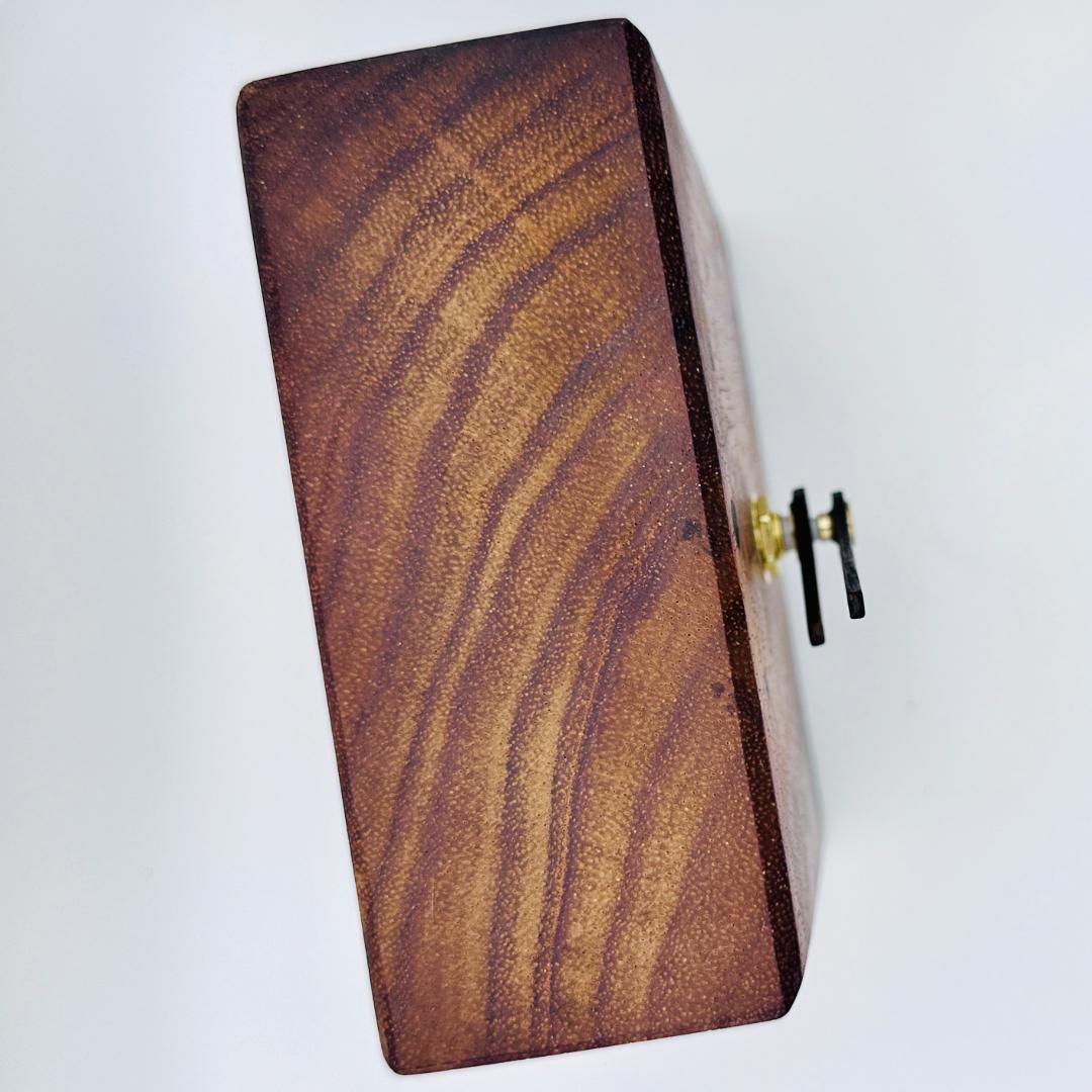 ハンドメイド ハワイアンコアウッド 置き時計