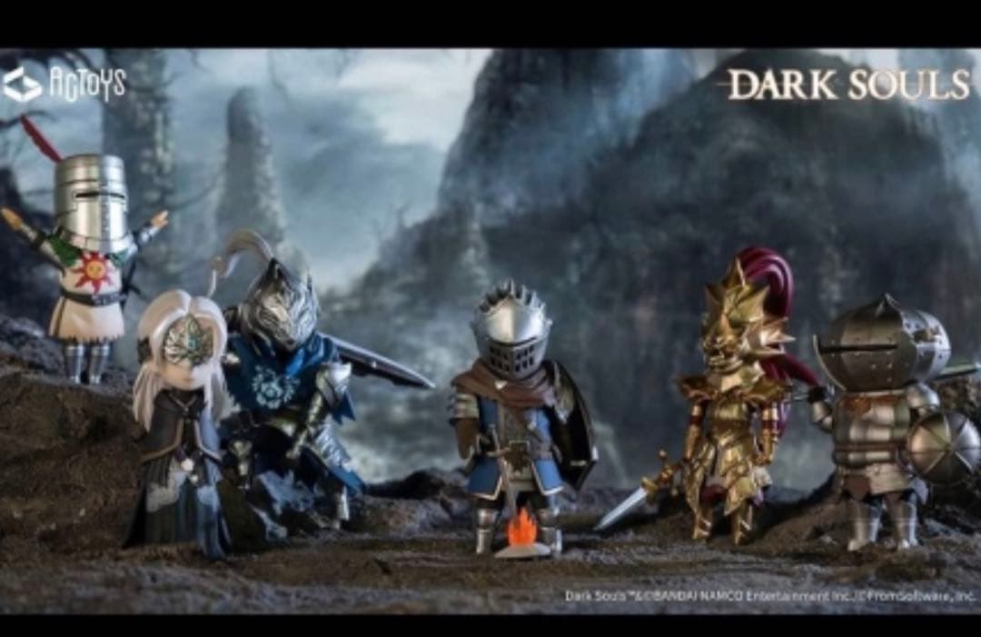 新品未開封 ダークソウル ディフォルメフィギュア vol.1 全6種　絵夢トイズ