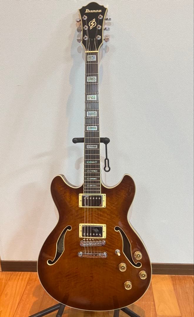 Ibanez エレキギター ブラウン セミホロウボディ