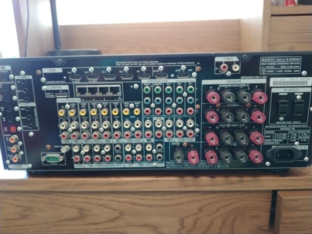 【良質】SONY TA-DA5600ES アンプ　AVアンプ　高級アンプ