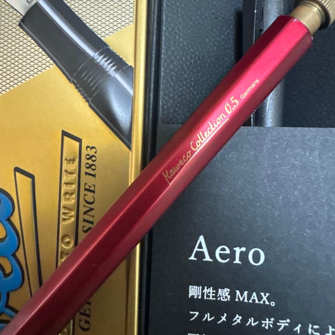 シーサー エアロ シャーペン　カヴェコレッドまとめ売り