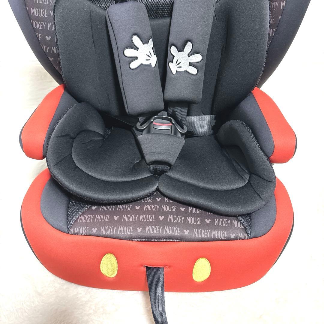 西松屋　ハーネスジュニアFIX　Disney ミッキーマウス　チャイルドシート