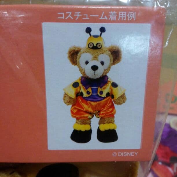 ダッフィー ハロウィン コスチューム シェリーメイ ペア 未使用 てんとう虫