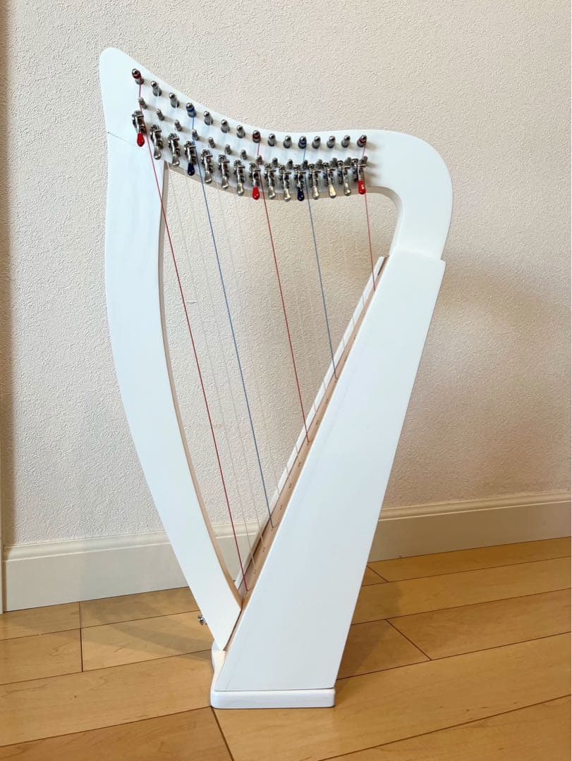 クリスハープ 15弦　パッションホワイト