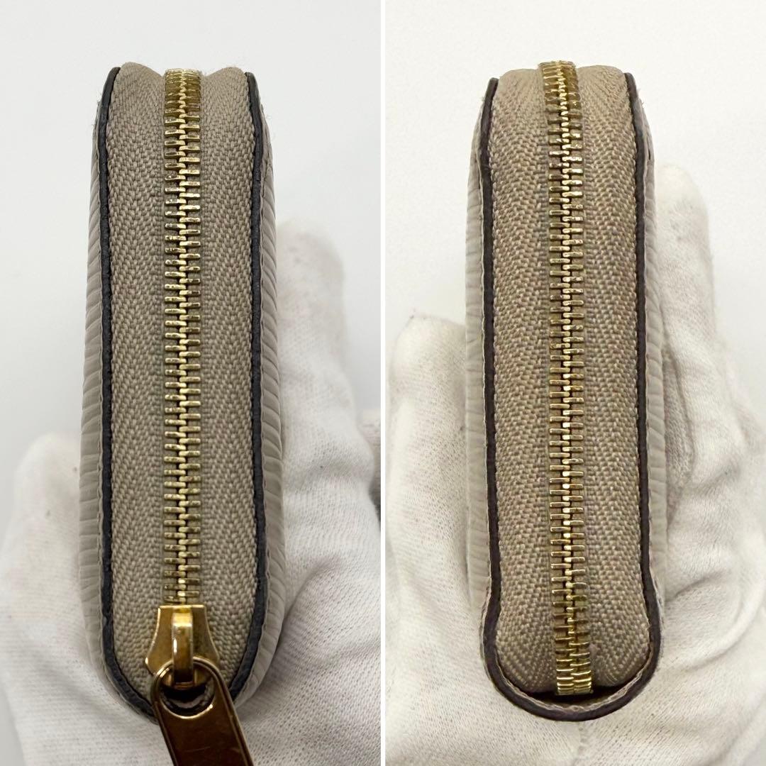 美品 ルイヴィトン エピ ジッピーパース 小銭入れ ミニ財布 グレージュ
