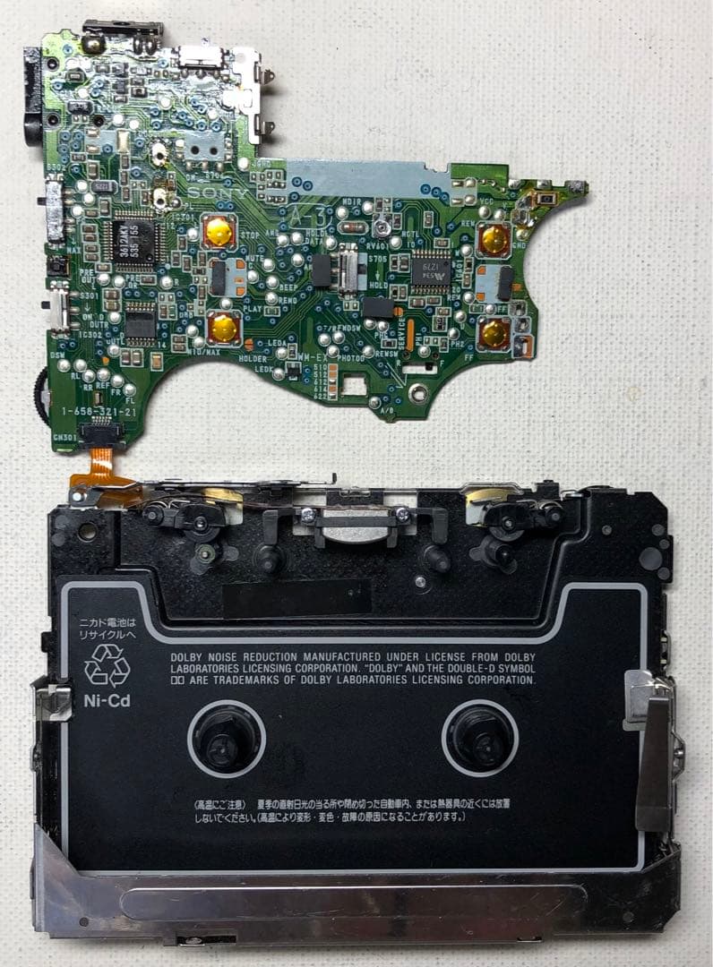 動作音クール！WM-EX622 SONYカセットウォークマン可動品Sブラック