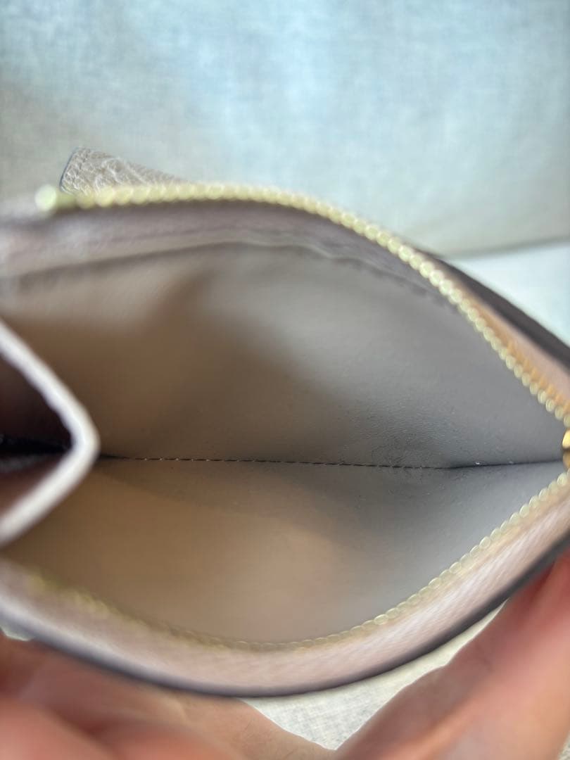 LOUIS VUITTON 三つ折り財布 ポルトフォイユ・ゾエ グレージュ