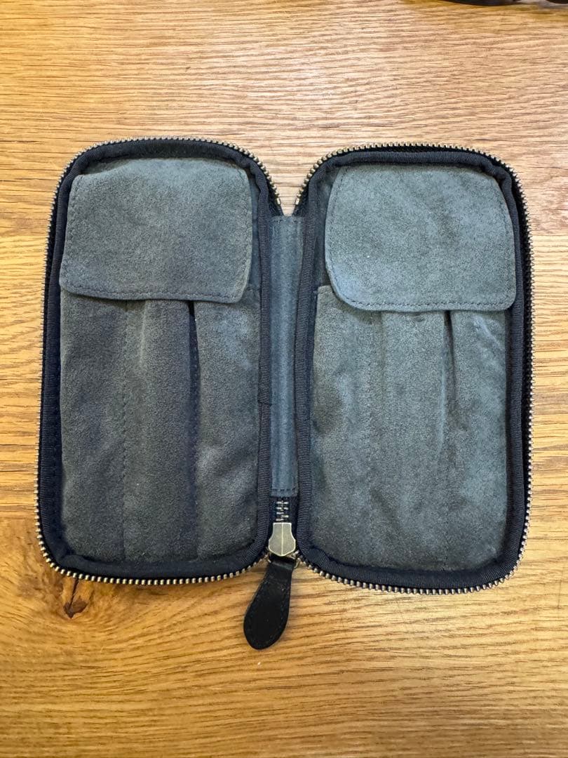 6本挿、ペンケース栃木レザー