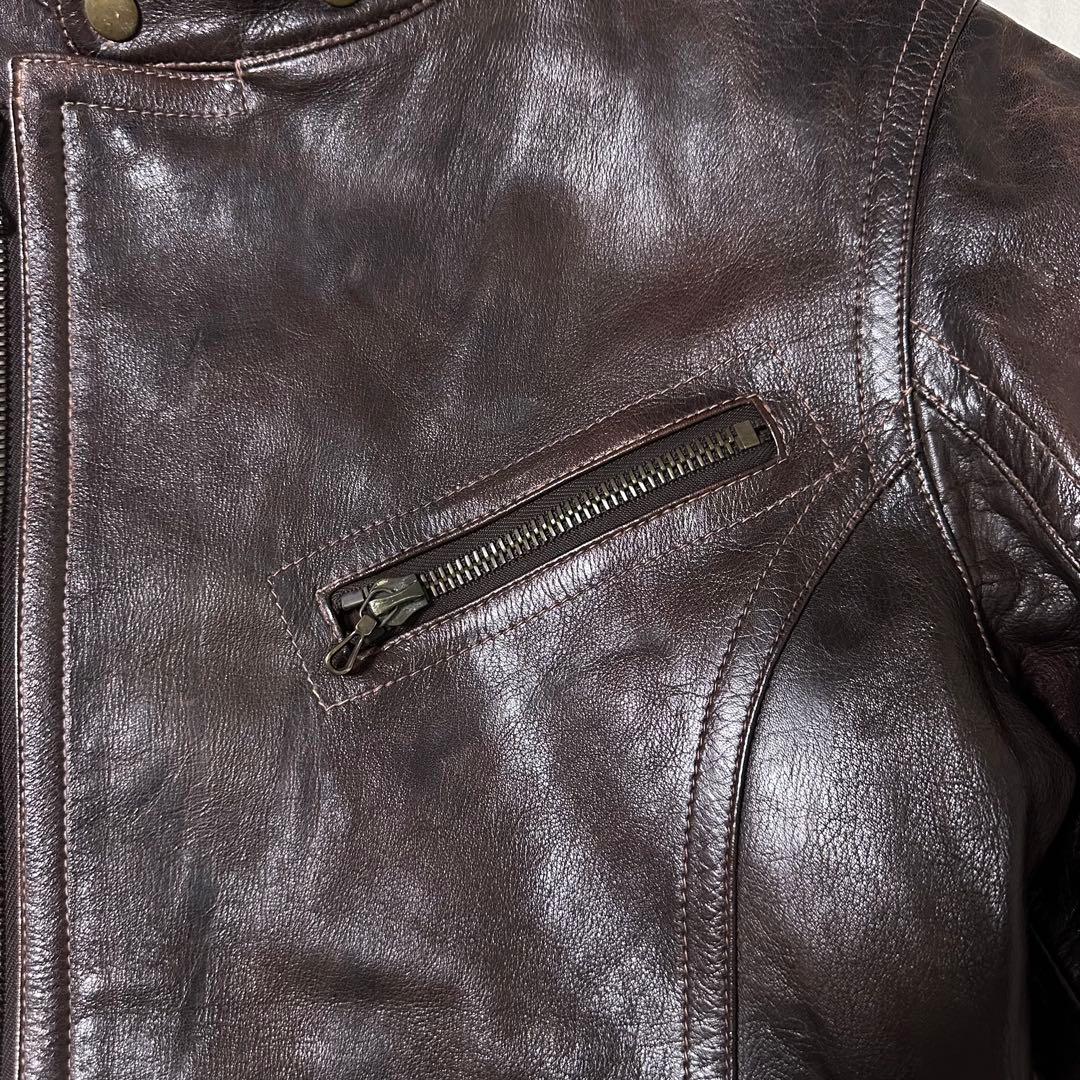 伊藤 SHELLAC シェラック カウレザー シングルライダース