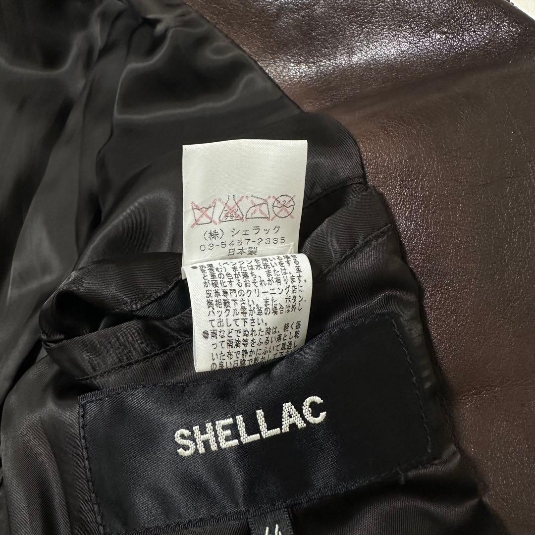 伊藤 SHELLAC シェラック カウレザー シングルライダース