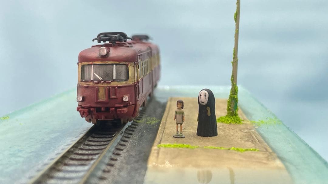千と千尋の神隠し風　海原鉄道　ジオラマ