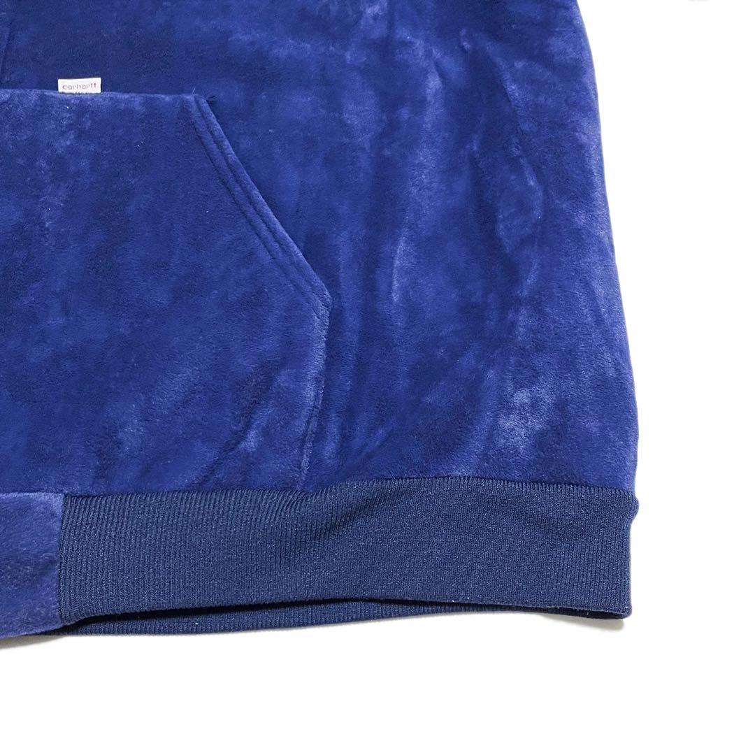80's〜 Carhartt Velour Parka Navy 3XL