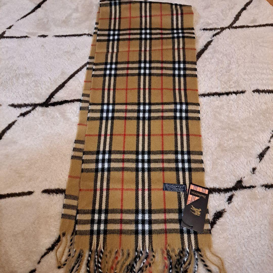 新品未使用⭐Burberrys ノバチェック、ラムウールストール