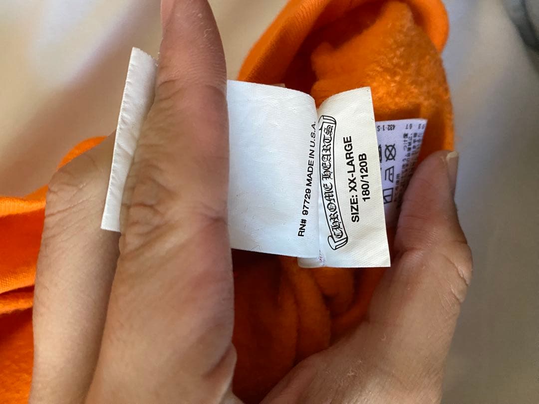 Off-White グラフィックフーディ 2018年製 オレンジ