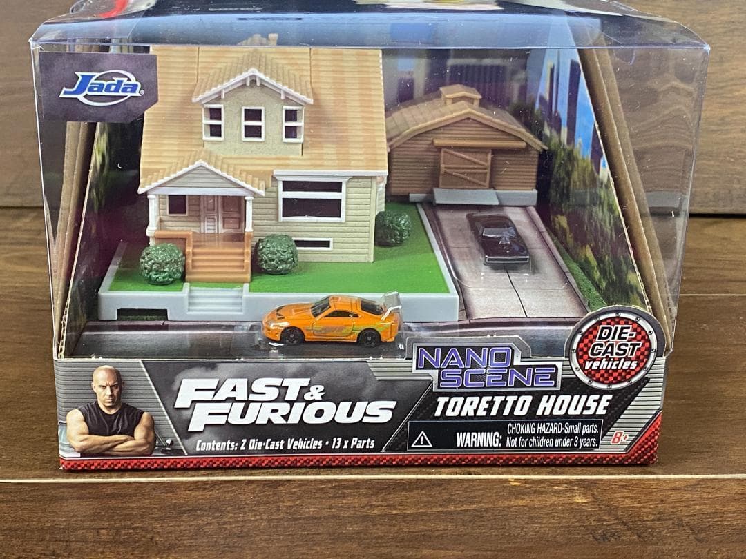 【新品・未使用】ワイルドスピード ドムの家 ジオラマ フィギュア ダイキャスト