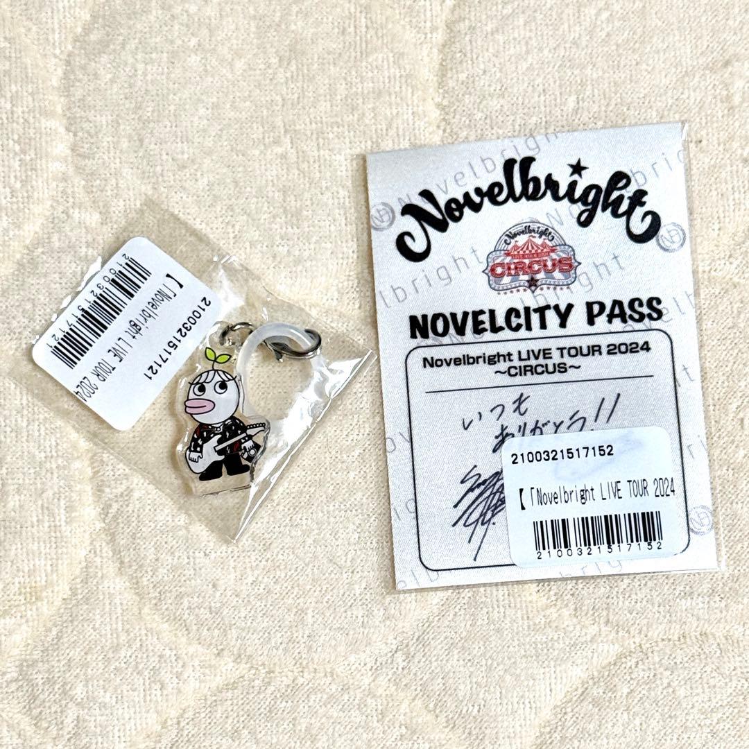 Novelbright CIRCUS 完走記念くじ　チャームとトートバッグ