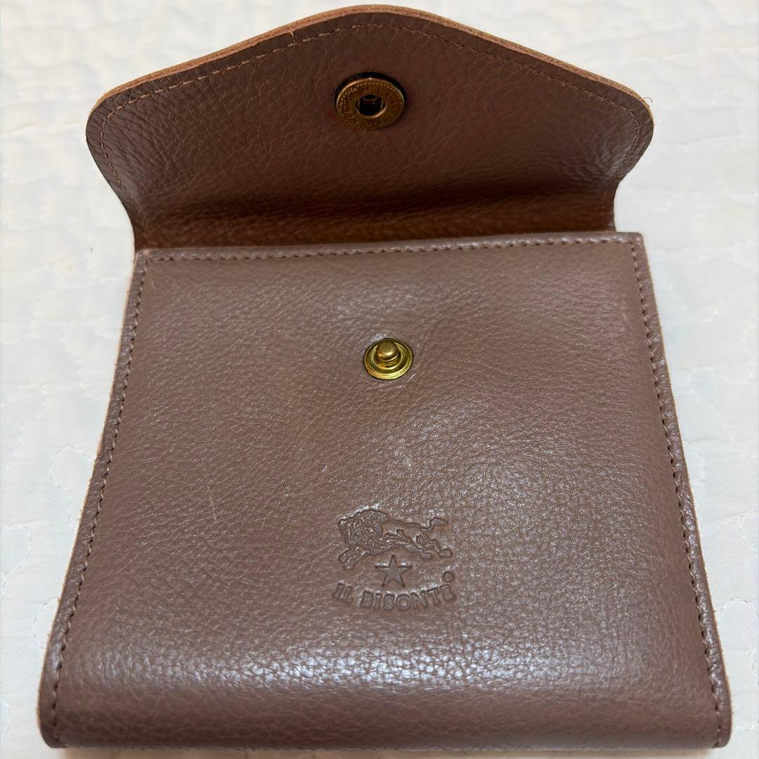 IL BISONTE イルビゾンテ　がま口　二つ折り財布