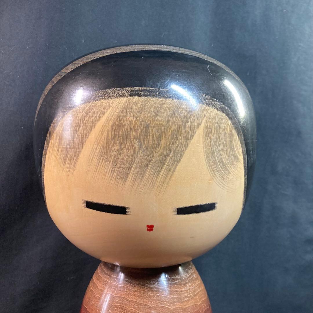 『稚児桜』 渡辺正雄 作 内閣総理大臣賞受賞 大型こけし 高さ約53cm