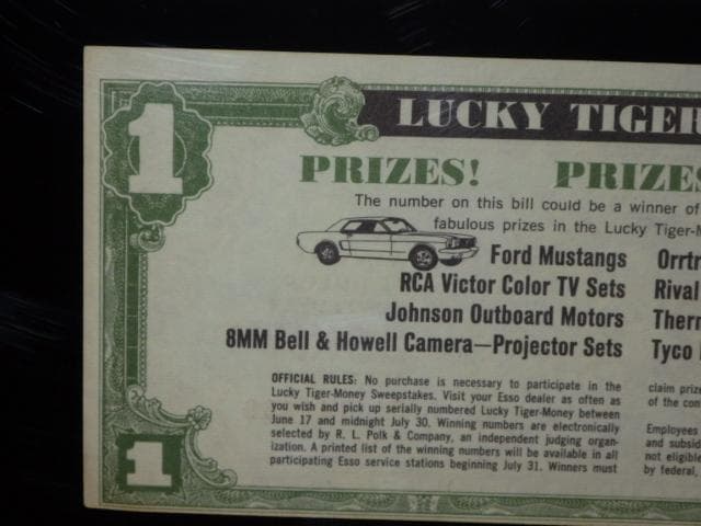 60’S★Esso★壁掛け★2★ビンテージ★エッソタイガー★ポスター★オイル