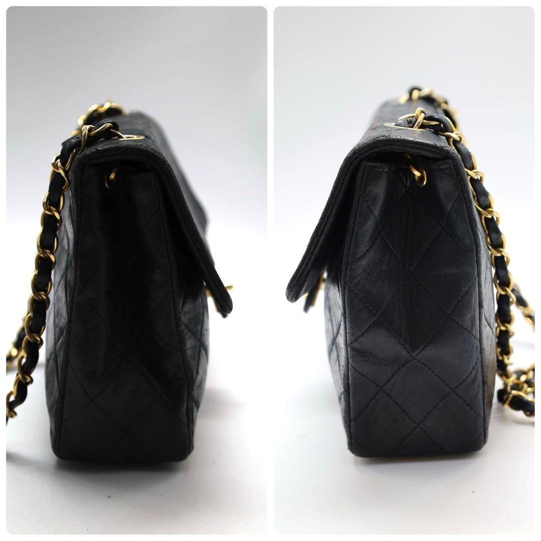 【美品❗✨】シャネル マトラッセ シングルフラップ ショルダーバッグ　ターン