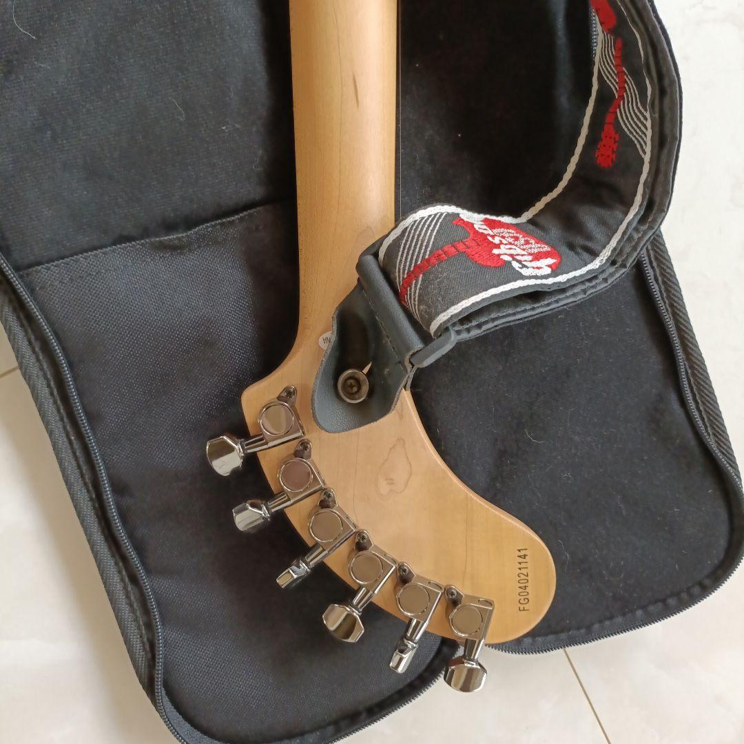 FERNANDES エレキギター ブラック ギグバッグ付き