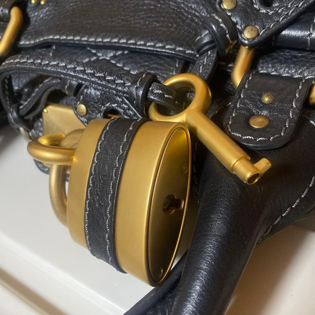 Chloe パディントン　黒　クロエ　サビあり　付属品あり