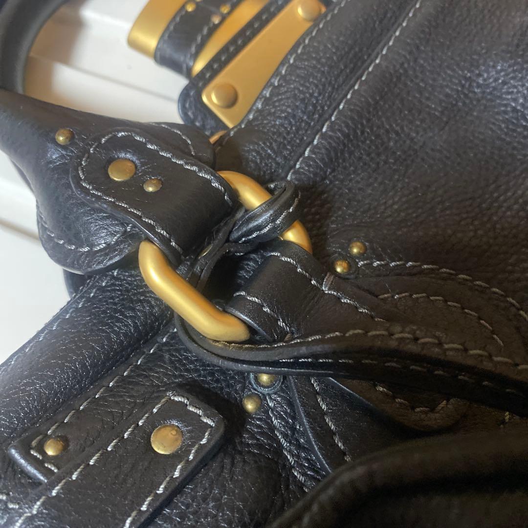 Chloe パディントン　黒　クロエ　サビあり　付属品あり
