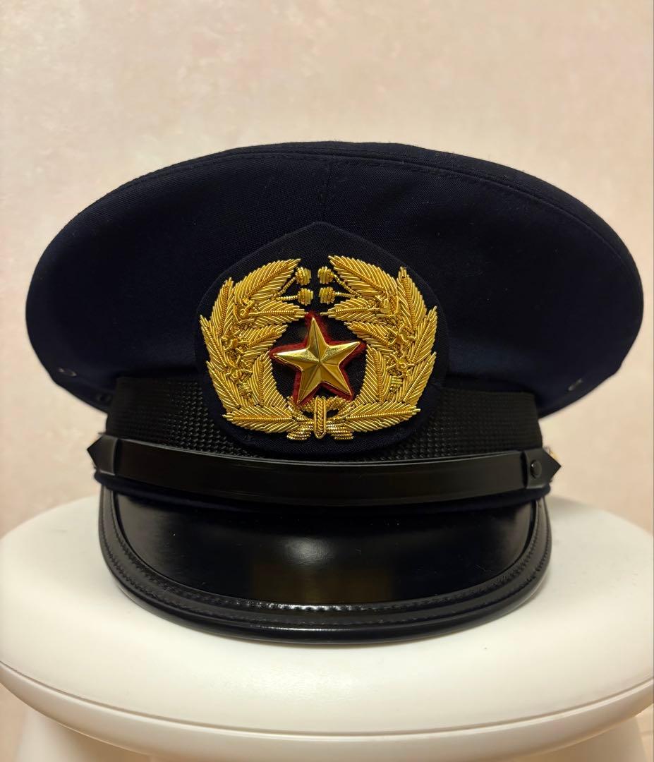 制帽 警察・消防・日本軍モチーフ カスタム帽子 金刺繍 五芒星｜コスプレ 撮影用